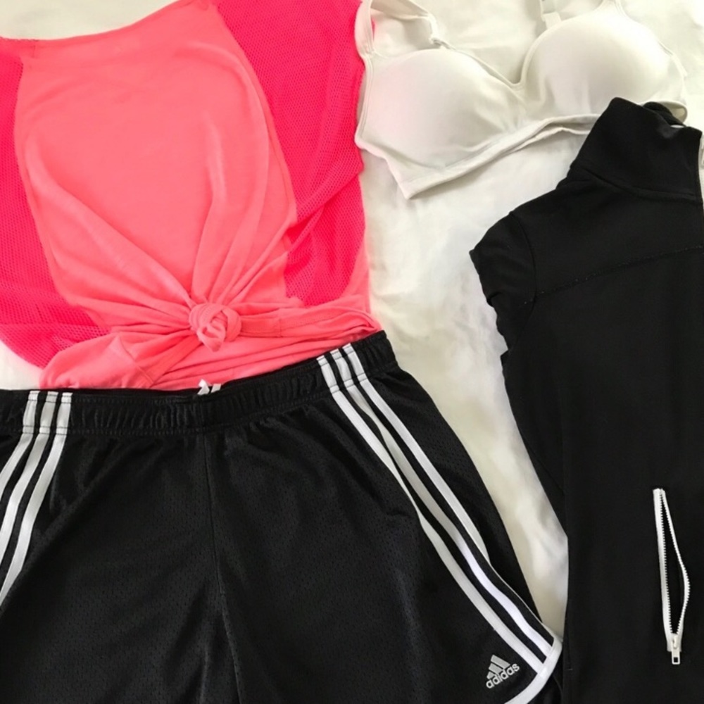 Black & White Adidas Shorts